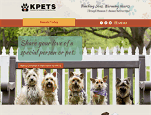 Tablet Screenshot of kpets.org